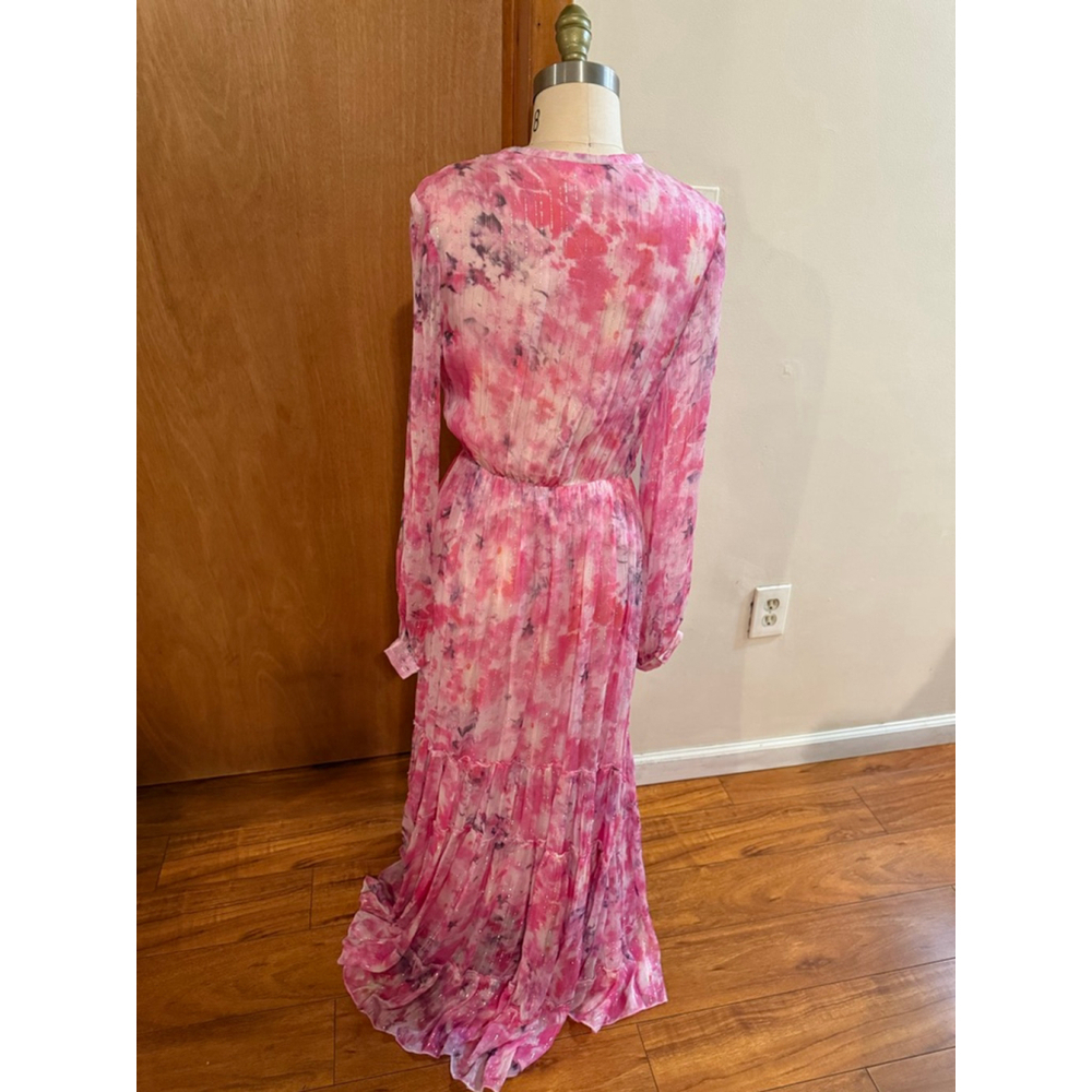 Women's Rococo Sand Pink Purple Tie-Dye Maxi Dress S - Picture 3 of 7